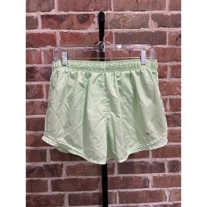 Nike Lined Women's XL Shorts Small Adult Green Dri Fit Athletic Run Gym Workout